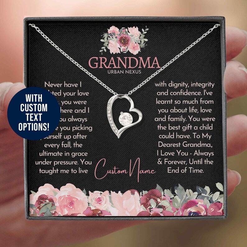 Grandma Thoughtful Present Grandmama Meemaw Keepsake Granny Surprise Grammy Thank You Granny Memento MGH1 Nana Appreciation