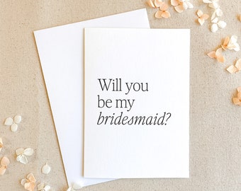 Bridesmaid Proposal Card | Proposal Card | Bridesmaid Card | Wedding Proposal Card | Wedding Card