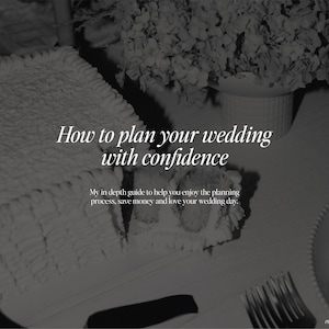 So planen Sie eine Hochzeit mit Vertrauen | Vollständiger Digitaler Hochzeitsplaner-Leitfaden | Voll interaktiv | 32 Seiten | Sofortiger Download
