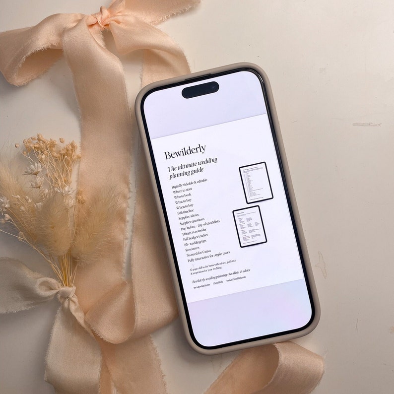 Organisateur de mariage numérique Planificateur complet de la liste de contrôle du guide du mariage Entièrement interactif Planification de mariage de 32 pages Téléchargement instantané Imprimable image 7