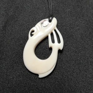 Manaia Maori Bone Carving Necklace Handmade