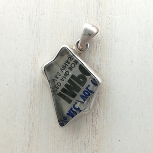 Vodka Bottle Sterling Silver Pendant Handmade