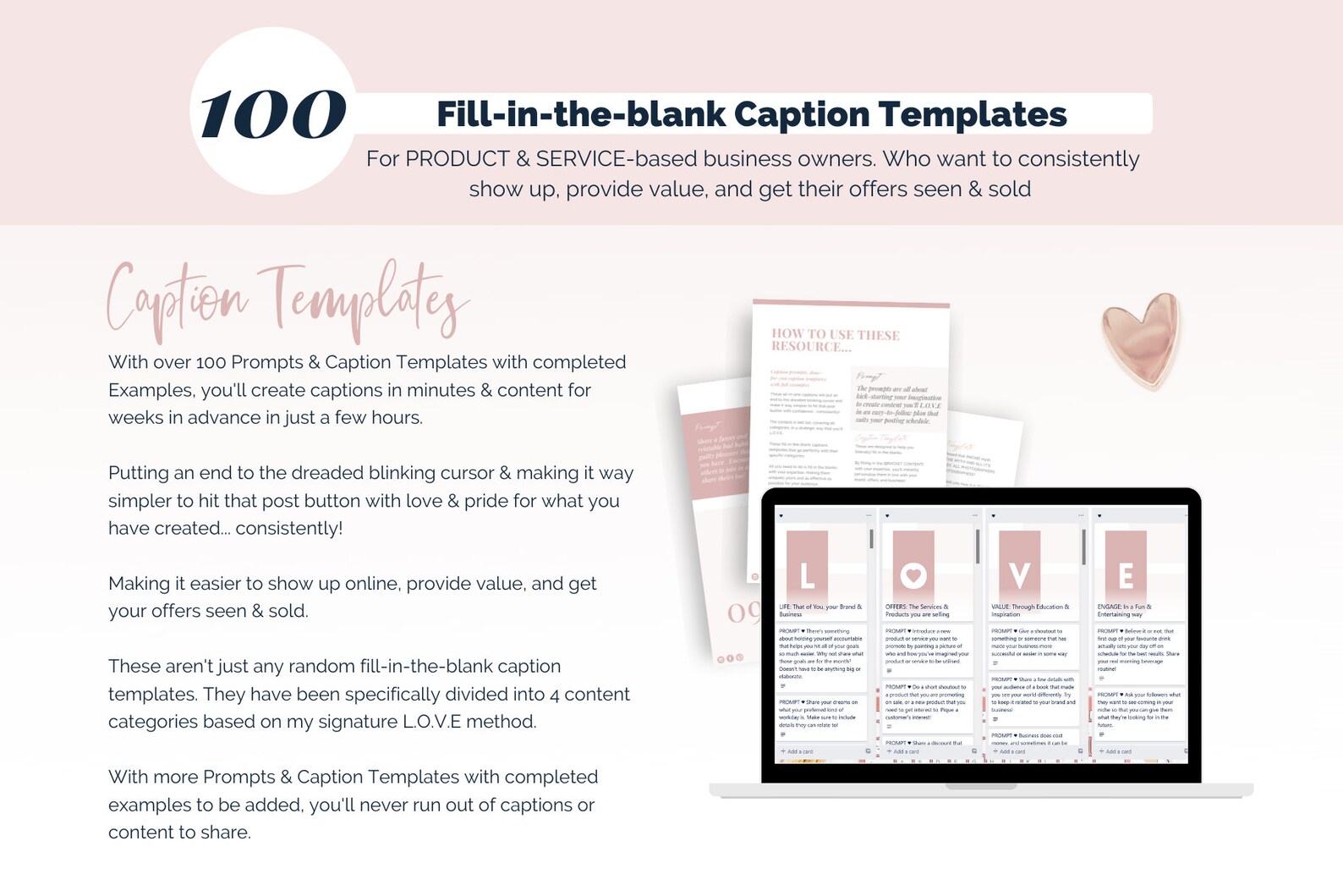 Content Prompts | Caption Templates | Styled Stock Photos | Instagram ...
