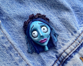 Emily - Tim Burton's Corpse bride inspired Brooch/Pin
