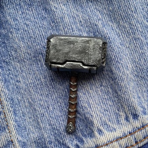 Mjolnir - The Mighty Thor inspired Pin/Brooch