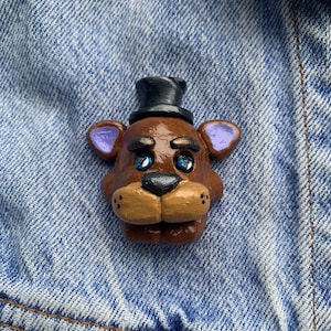 Freddy Fazbear- Five Nights at Freddy’s inspired Pin/Brooch