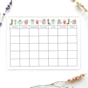 Wedding Monthly Calendar (DIGITAL DOWNLOAD)
