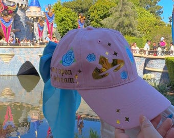 PRE ORDER! Processing time 2-3 weeks! Sleeping Beauty inspired hat with removable/interchangable bow // Briar Rose// Princess Aurora