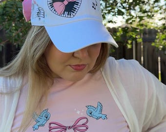 PRE ORDER! Processing time 2-3 weeks! Aristocats Marie inspired hat with removable/interchangable bow // Cats