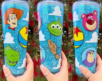 Op Pixar Toy Story geïnspireerde snowglobe-beker // Woody // Buzz // Lotso // Park Magic
