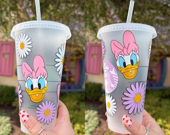 Daisy inspired cold cup  // Duck // Spring // Floral Flower // Magic