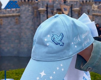 PRE ORDER! Processing time 2-3 weeks! Cinderella inspired hat with removable/interchangable bow // Cinderella Collection // Princess