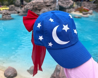 PRE ORDER processing time 2-3 weeks! Mickey Mouse Sorcerer inspired hat with removable/interchangable bow // Fantasmic // Glow in the dark