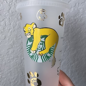 Disney Lion King // Simba // customized Cold Cup // Gift Idea // Kids // Animals