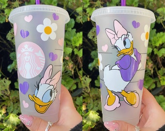 Daisy // Cute and Sassy Duck inspired cold cup // Spring time // Bloom // Gift Idea // Parks