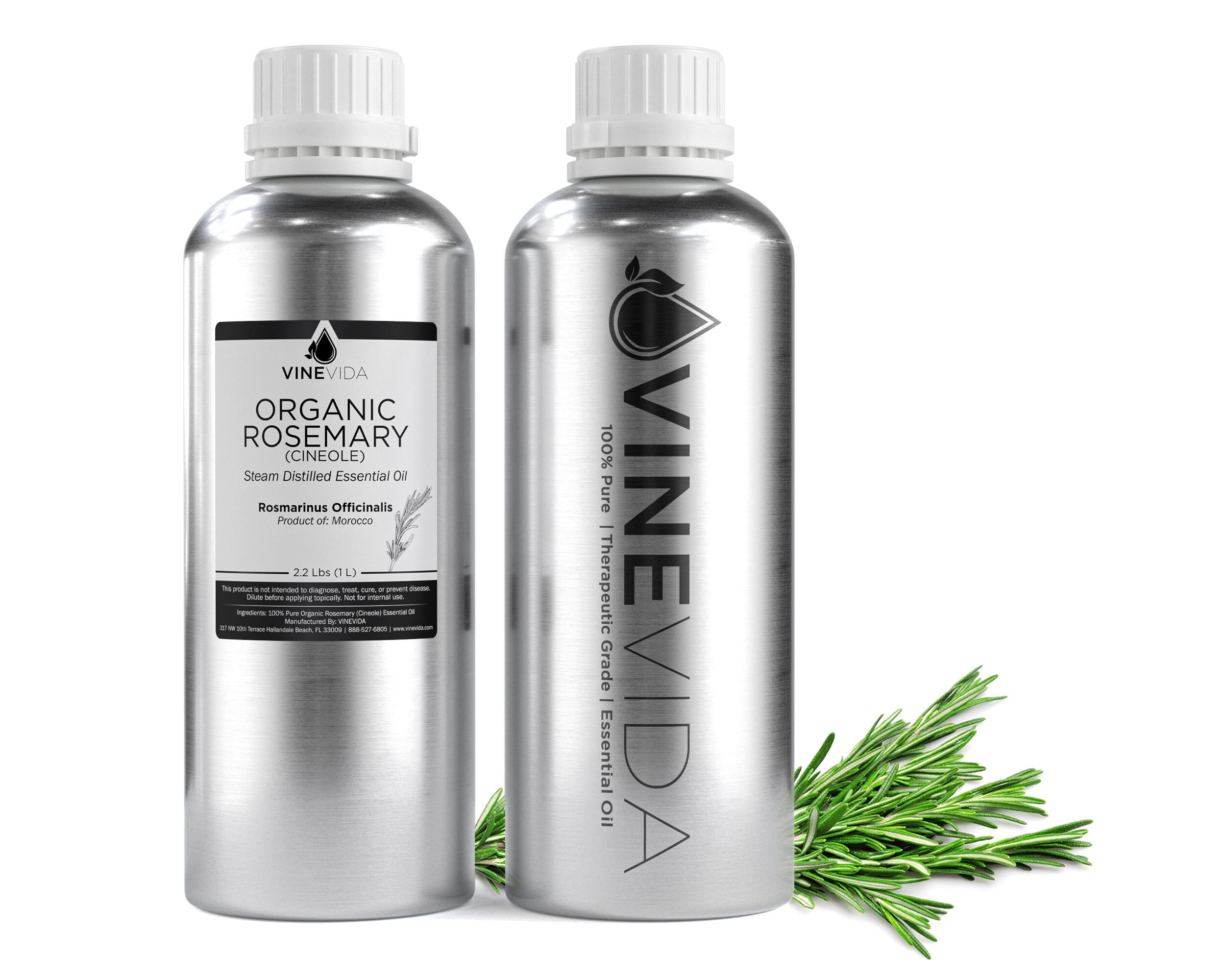 Bulk Organic Rosemary Essential Oil 32 Oz 2 Lbs in Aluminum Etsy