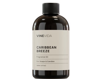 VINEVIDA NO. 18 Aceite de fragancia - Brisa caribeña - Aroma premium, jabón de bricolaje, velas, perfume