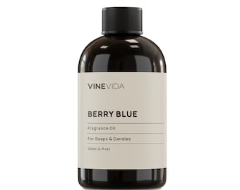 VINEVIDA NO. 8 Aceite de Fragancia - Berry Blue - Aroma Premium, Jabón DIY, Velas, Perfume