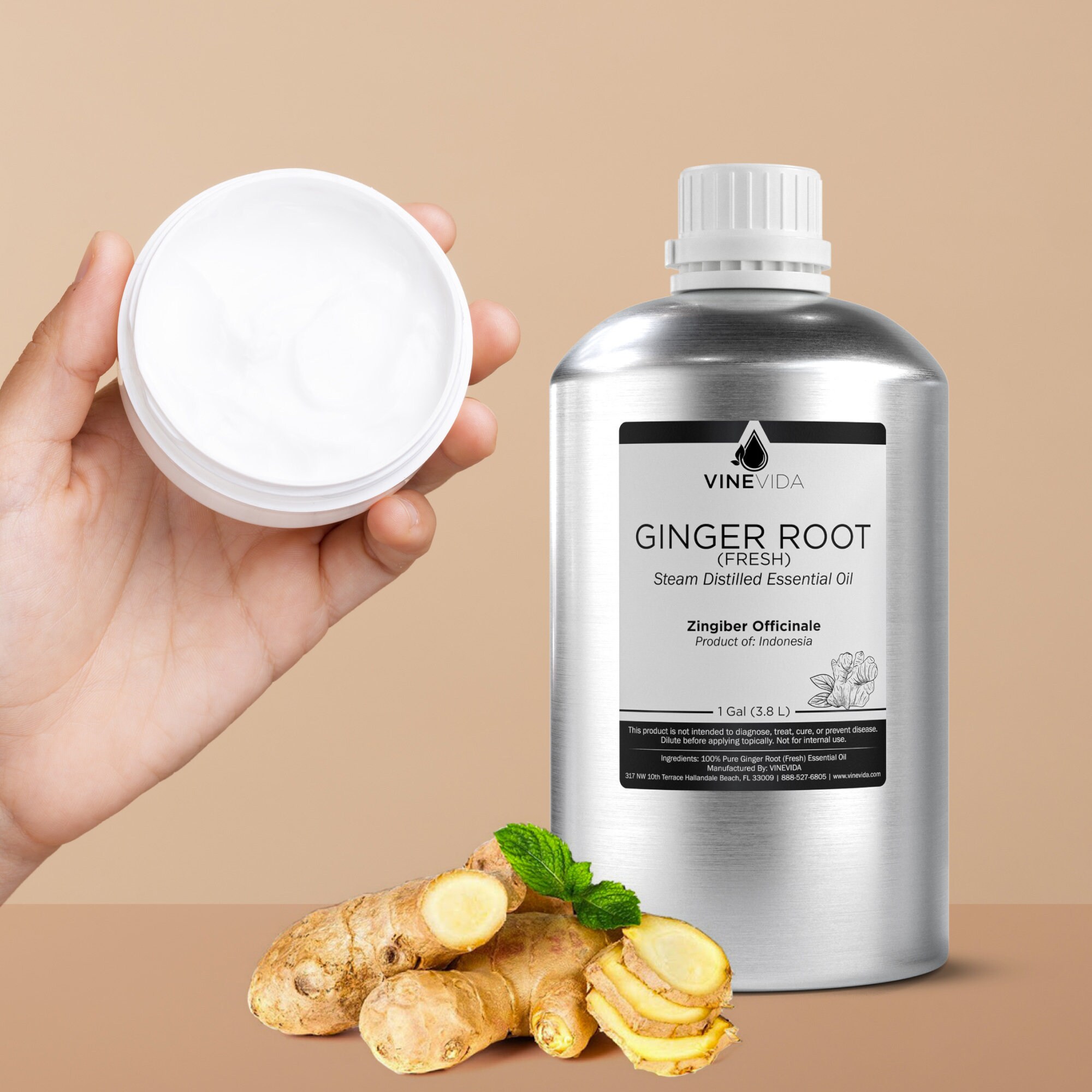 Bulk Ginger Root Essential Oil Gallon 8 Lbs in Aluminum Etsy