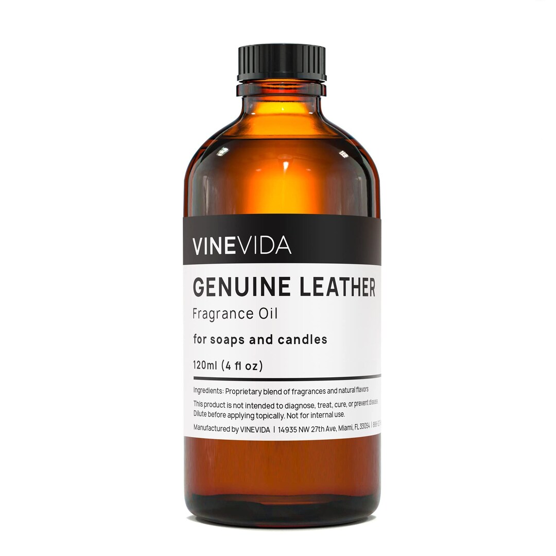 VINEVIDA Genuine Leather Fragrance Oil for Candle Making Etsy