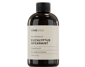 VINEVIDA NO. 1112 Aceite de fragancia - Inspirado en Eucalyptus Spearmint y Bath & Body Works - Aroma premium, jabón de bricolaje, velas, perfume