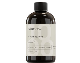 VINEVIDA NO. 1000 Aceites de Fragancia - Inspirado en My Way y The One Hotel - Aroma Premium, Jabón DIY, Velas, Perfume