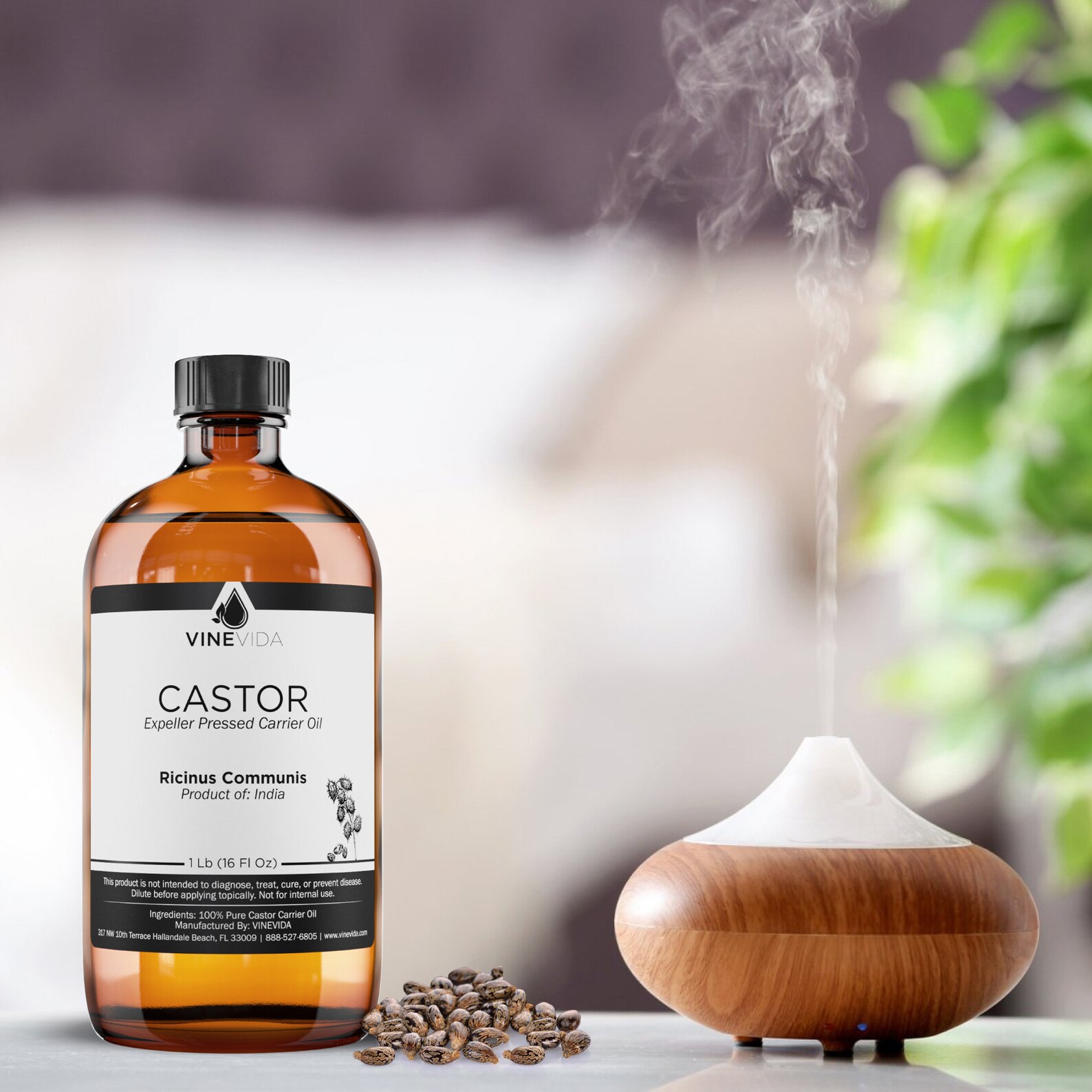 Bulk Castor Carrier Oil 16 Oz 1 Pound in Glass Bottle 100 Etsy