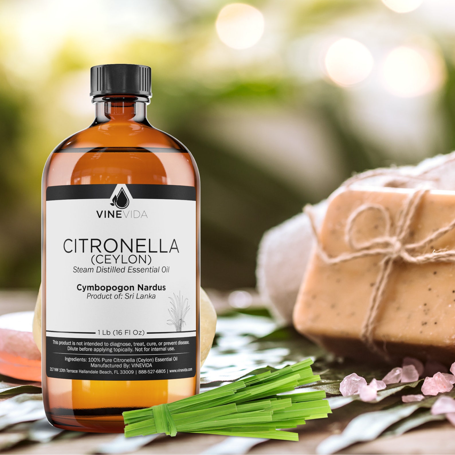 Bulk Citronella Ceylon Essential Oil 16 Oz 1 Pound in Glass Etsy