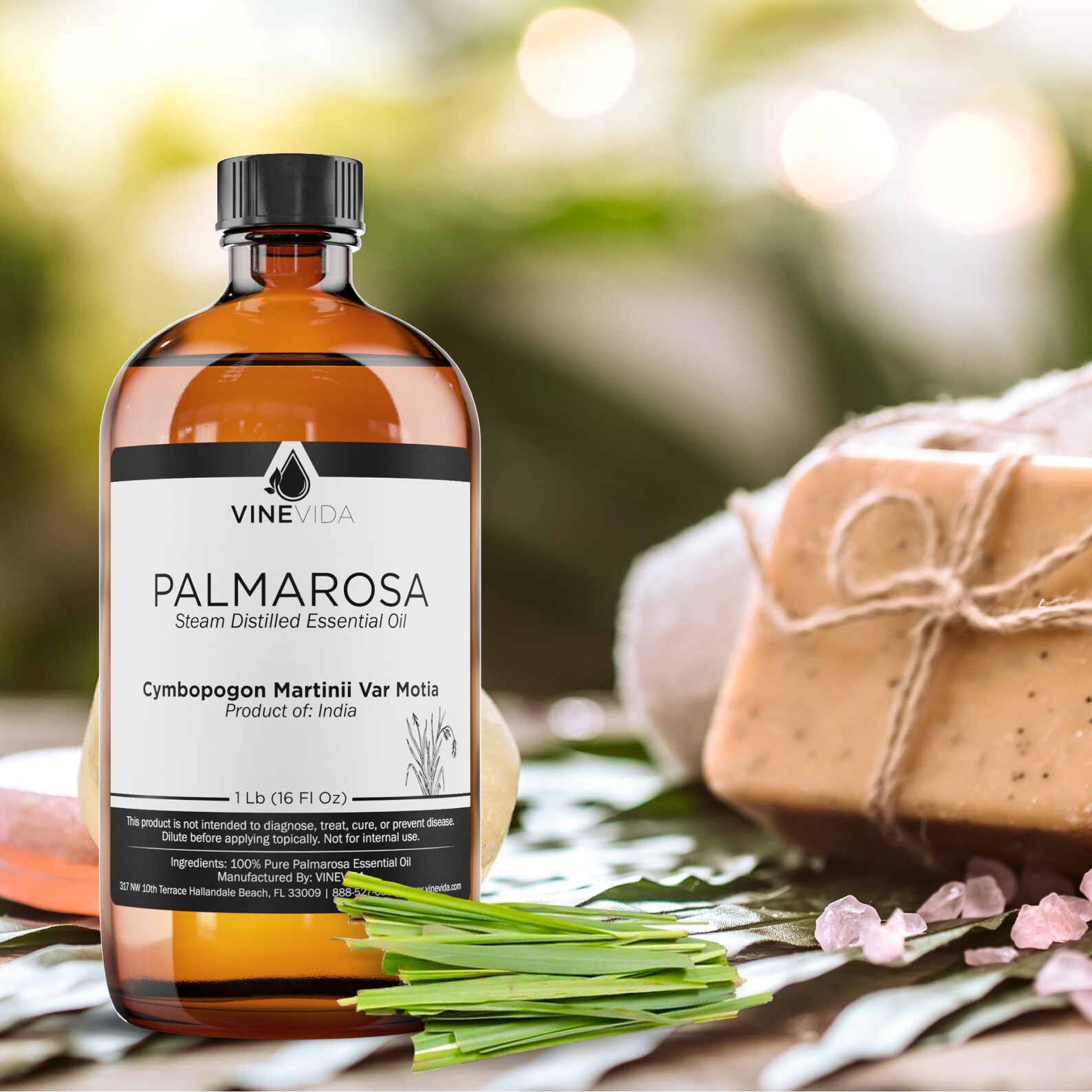 Bulk Palmarosa Essential Oil 16 Oz 1 Pound in Glass Bottle Etsy UK