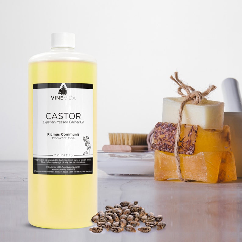 Bulk Castor Carrier Oil 32 Oz 2 Lbs in HDPE Bottle 100 Etsy