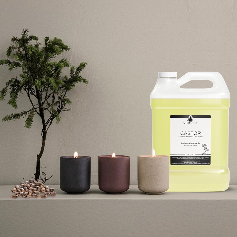 Bulk Castor Carrier Oil Gallon 8 Pounds in HDPE Bottle Etsy