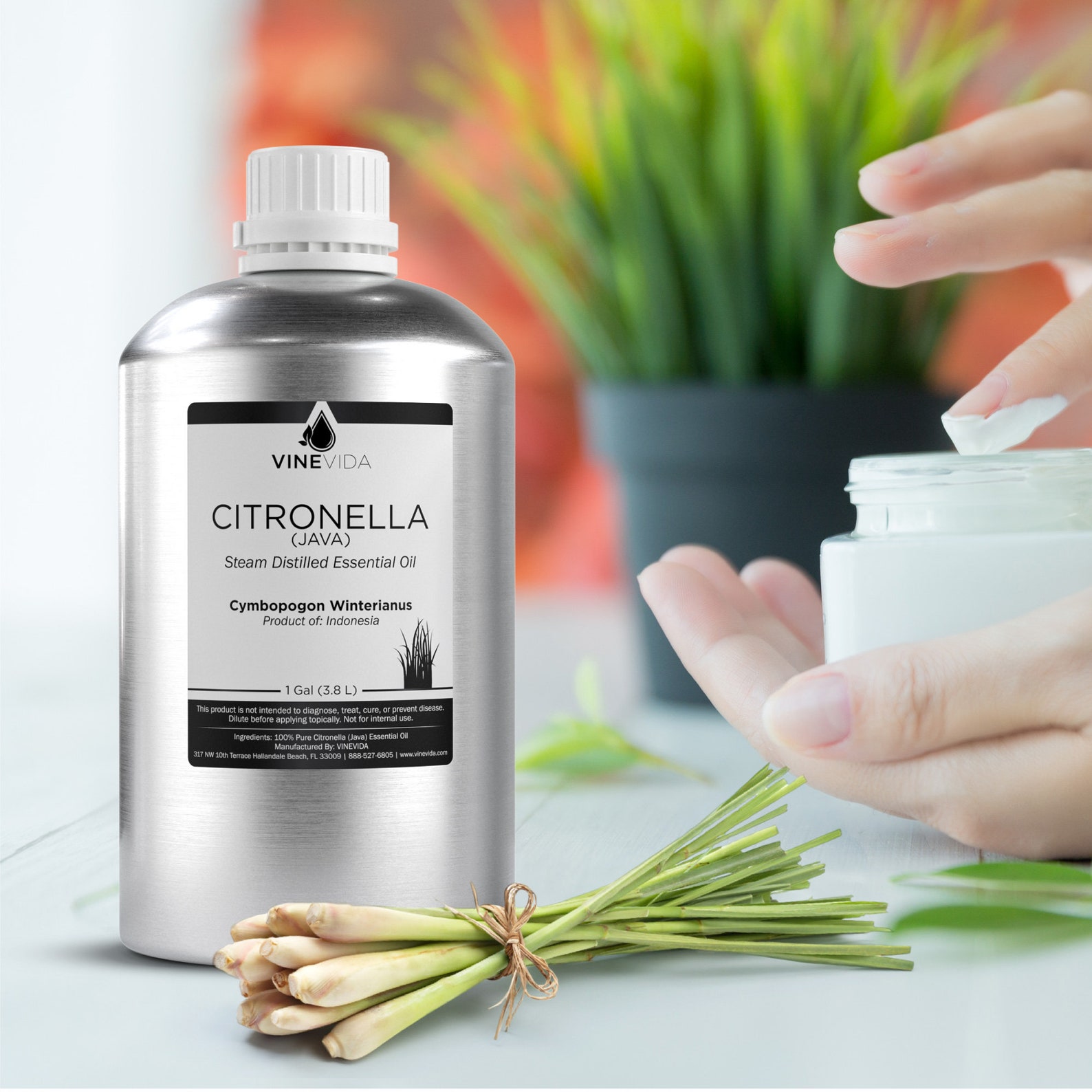 Bulk Citronella Java Essential Oil Gallon 8 Lbs in Aluminum Etsy UK