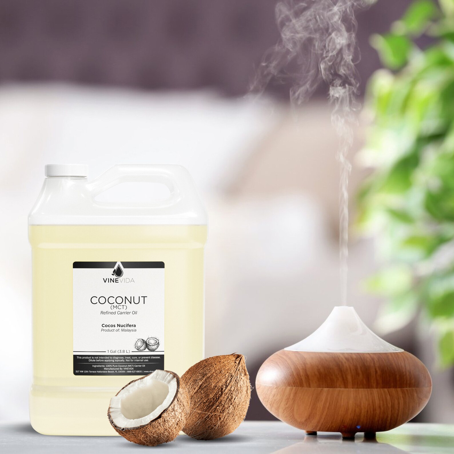 Bulk Coconut Carrier Oil Gallon 8 Pounds in HDPE Bottle Etsy