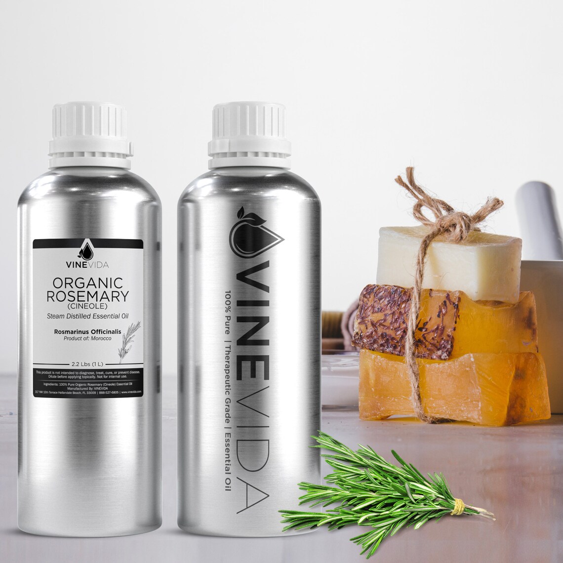 Bulk Organic Rosemary Essential Oil 32 Oz 2 Lbs in Aluminum Etsy UK