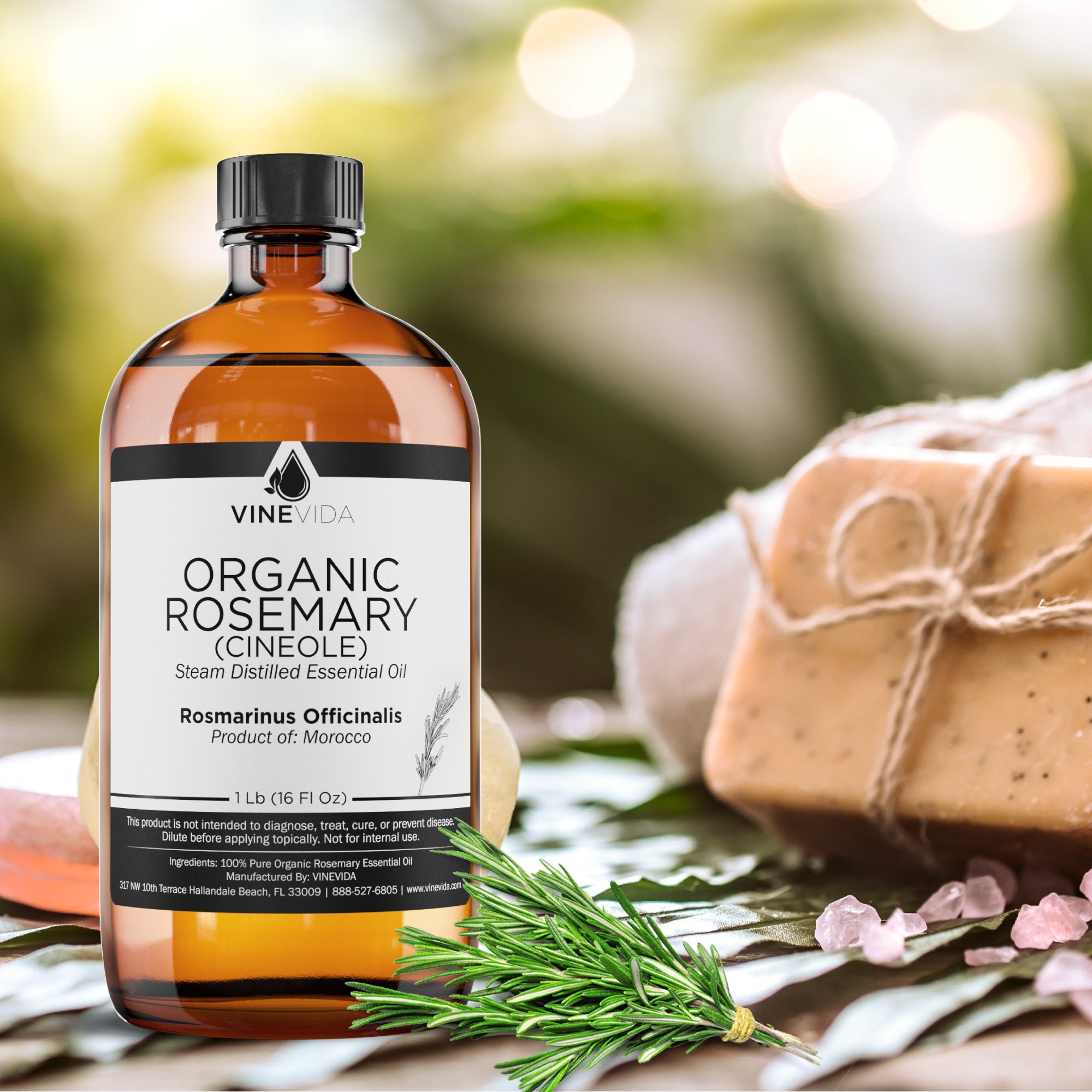 Bulk Organic Rosemary Essential Oil 16 Oz 1 Pound in Glass Etsy