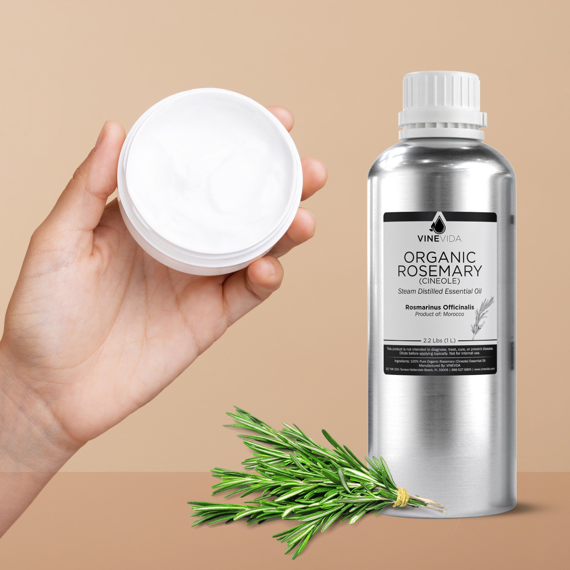 Bulk Organic Rosemary Essential Oil 32 Oz 2 Lbs in Aluminum Etsy UK