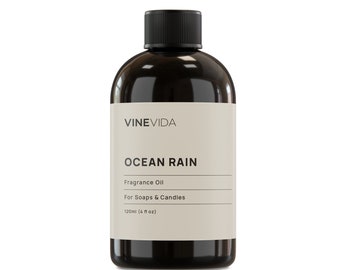 VINEVIDA NO. 56 Aceite de fragancia - Lluvia oceánica - Aroma premium, jabón de bricolaje, velas, perfume