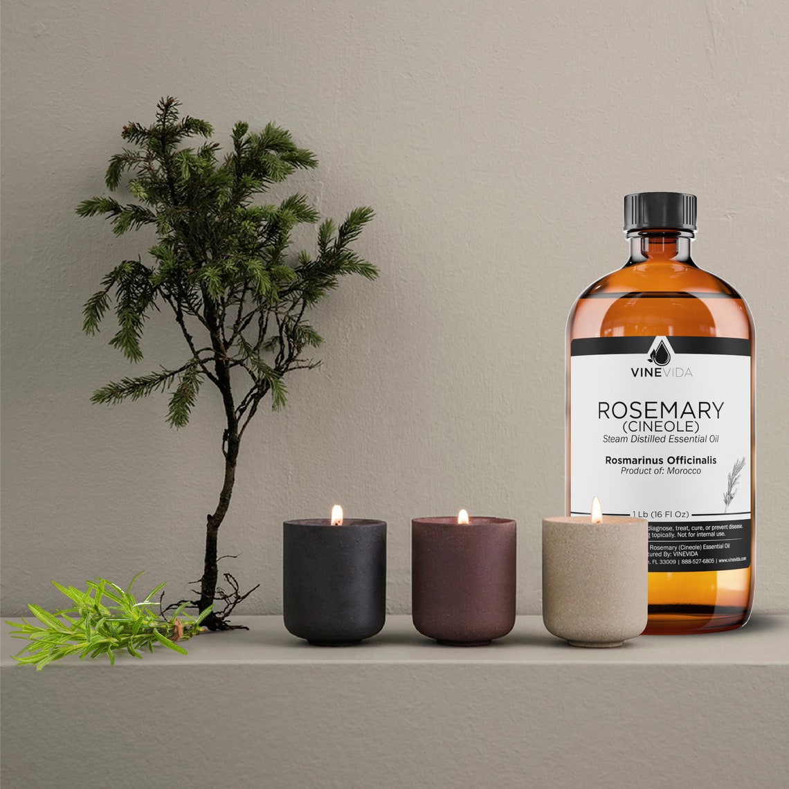 Bulk Rosemary Essential Oil 16 Oz 1 Pound in Glass Bottle Etsy