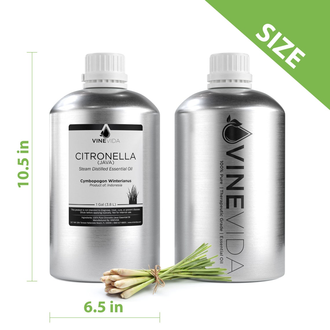 Bulk Citronella Java Essential Oil Gallon 8 Lbs in Aluminum Etsy UK