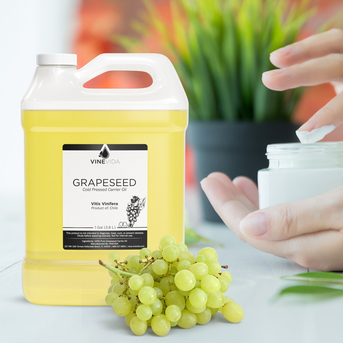 Bulk Grapeseed Carrier Oil Gallon 8 Pounds in HDPE Bottle Etsy