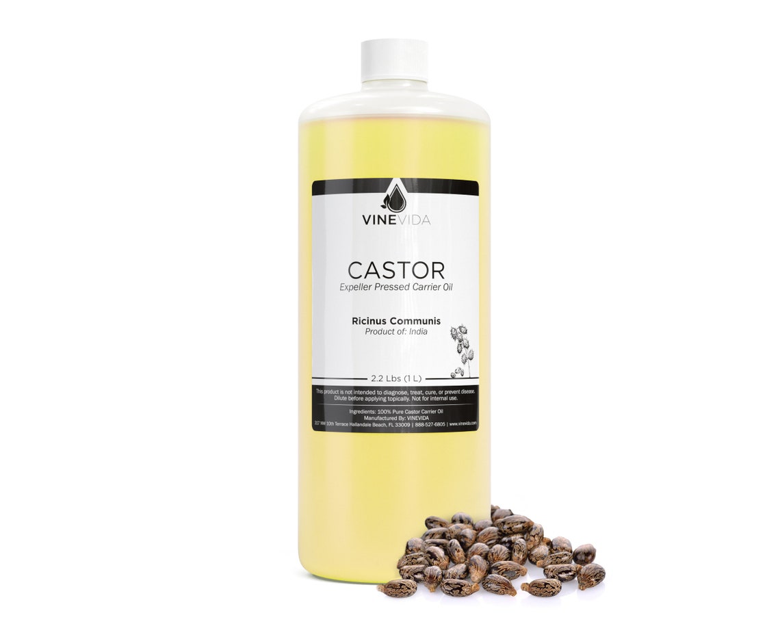 Bulk Castor Carrier Oil 32 Oz 2 Lbs in HDPE Bottle 100 Etsy