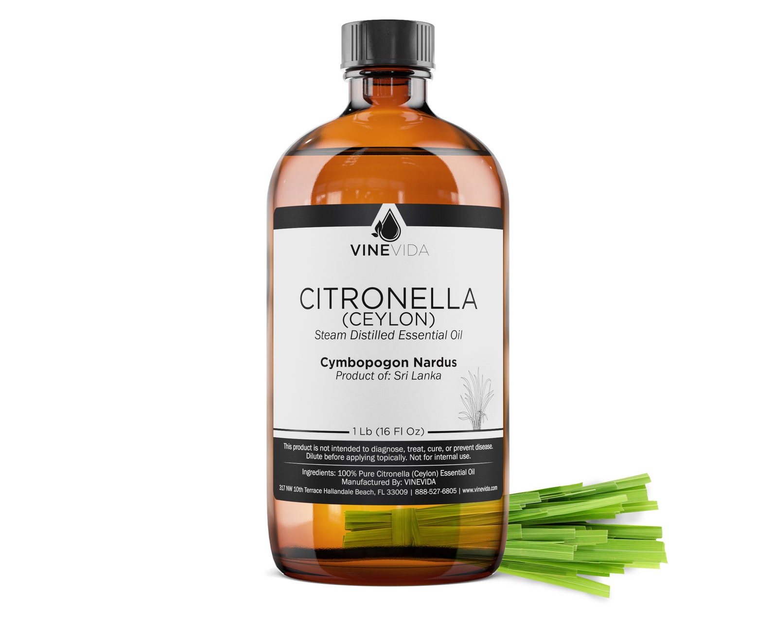 Bulk Citronella Ceylon Essential Oil 16 Oz 1 Pound in Glass Etsy