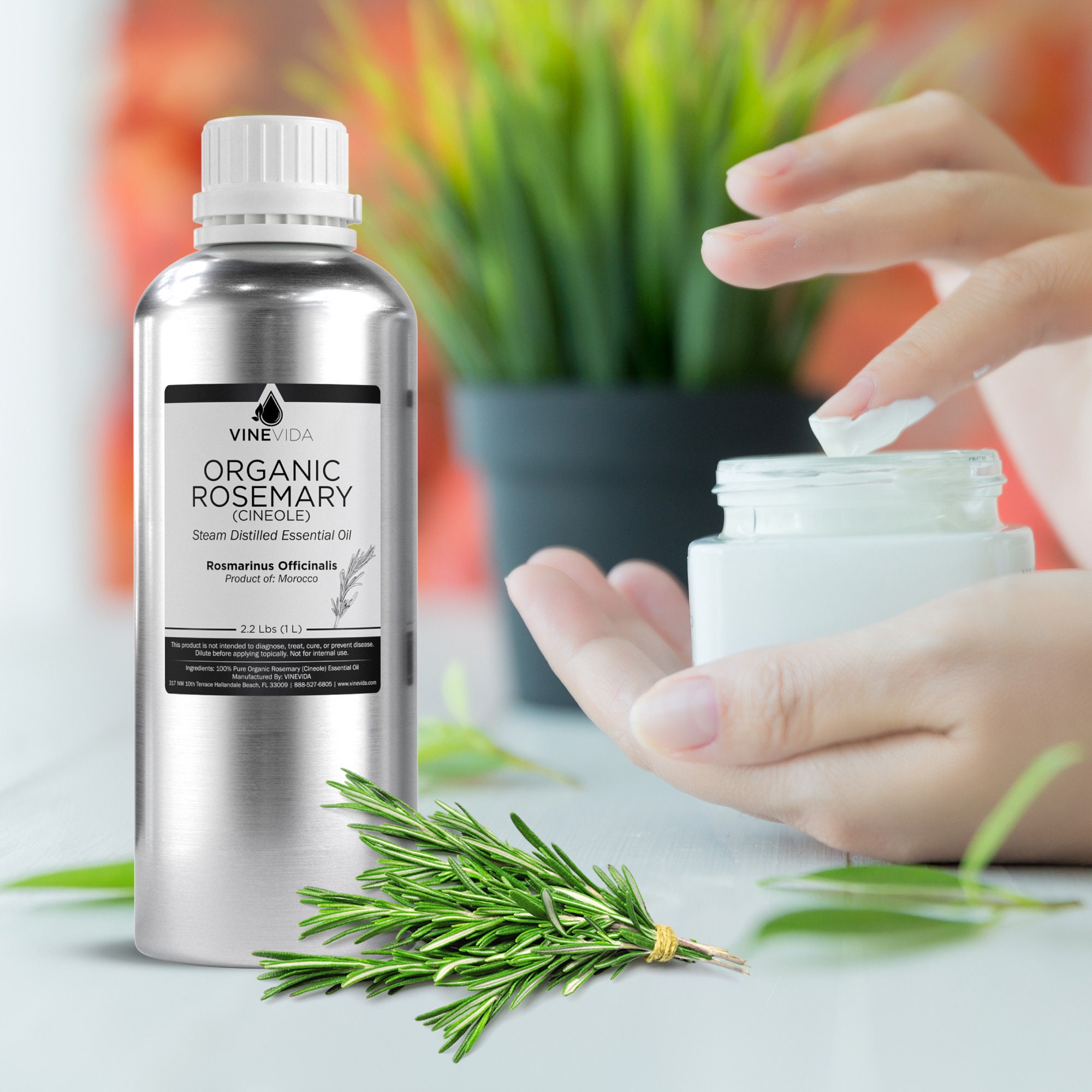 Bulk Organic Rosemary Essential Oil 32 Oz 2 Lbs in Aluminum Etsy UK