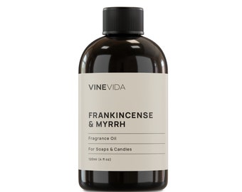 VINEVIDA NO. 32 Aceite de fragancia - Incienso y mirra - Aroma premium, jabón de bricolaje, velas, perfume