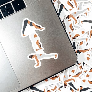 Yoga Poses Sticker, Yogi Sticker, Yoga Asana Sticker, Namaste ...