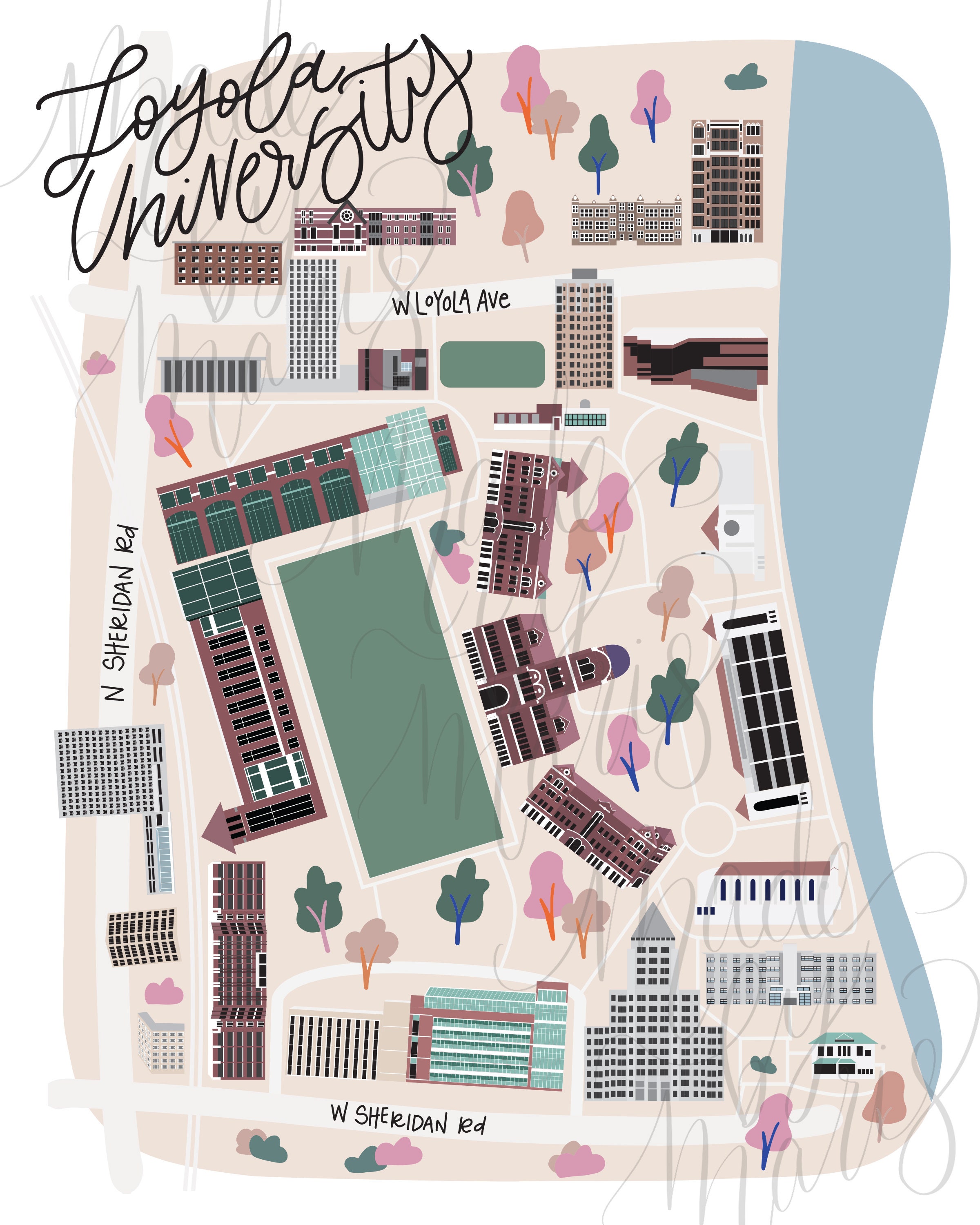 Loyola Marymount University Campus Map