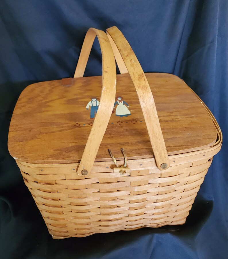 Longaberger Large Picnic Basket Etsy