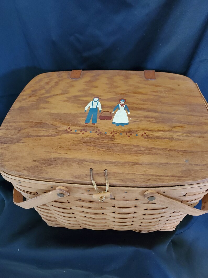 Longaberger Large Picnic Basket Etsy