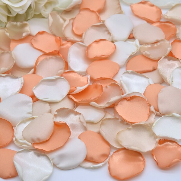 Peach Flower Girl Etsy