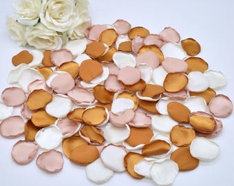 Terracotta Petals, Dusty Rose Petals, Ivory Petals Terracotta Wedding Decor Flower Girl Petals Dusty Rose Wedding Decor Fall Wedding Decor